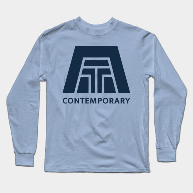 Mid century modern contemporary Long Sleeve T-Shirt by EnglishGent